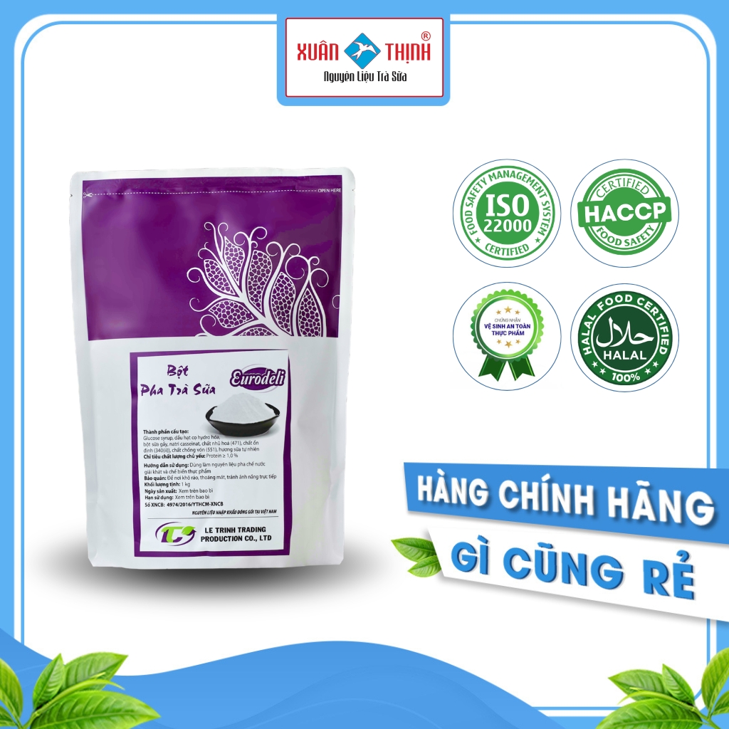 Bột pha trà sữa Eurodeli