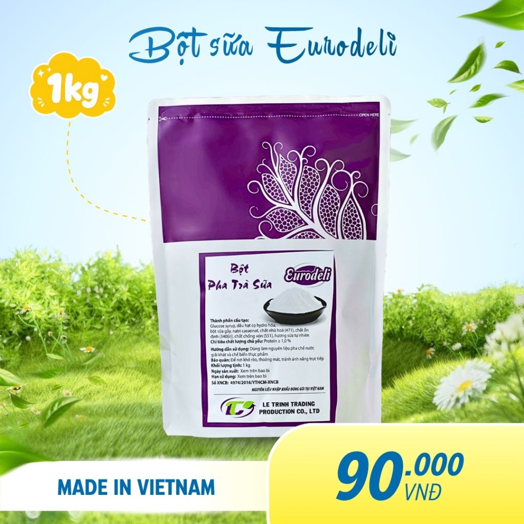 Bột pha trà sữa Eurodeli